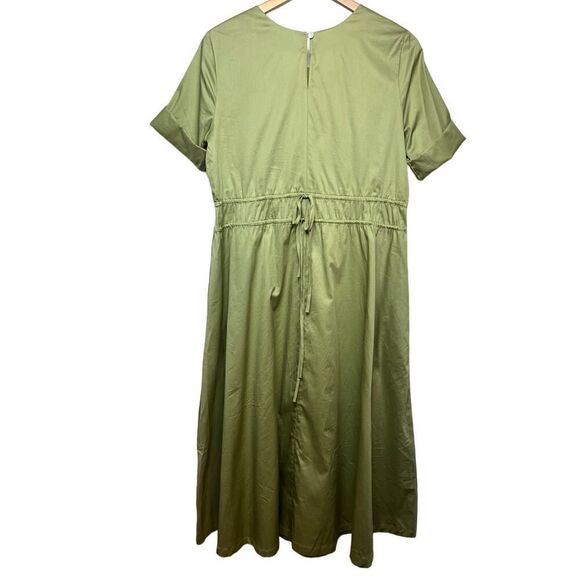 Harshman Alder Midi Dress in Sage Green Sz. S - Picture 5 of 7